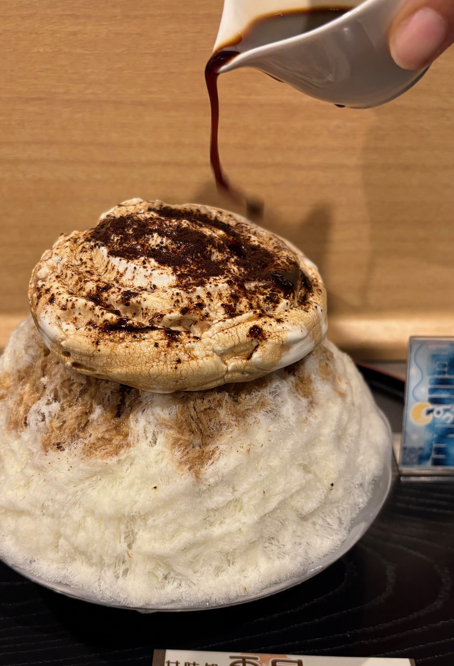 超人気　カフェオレかき氷　