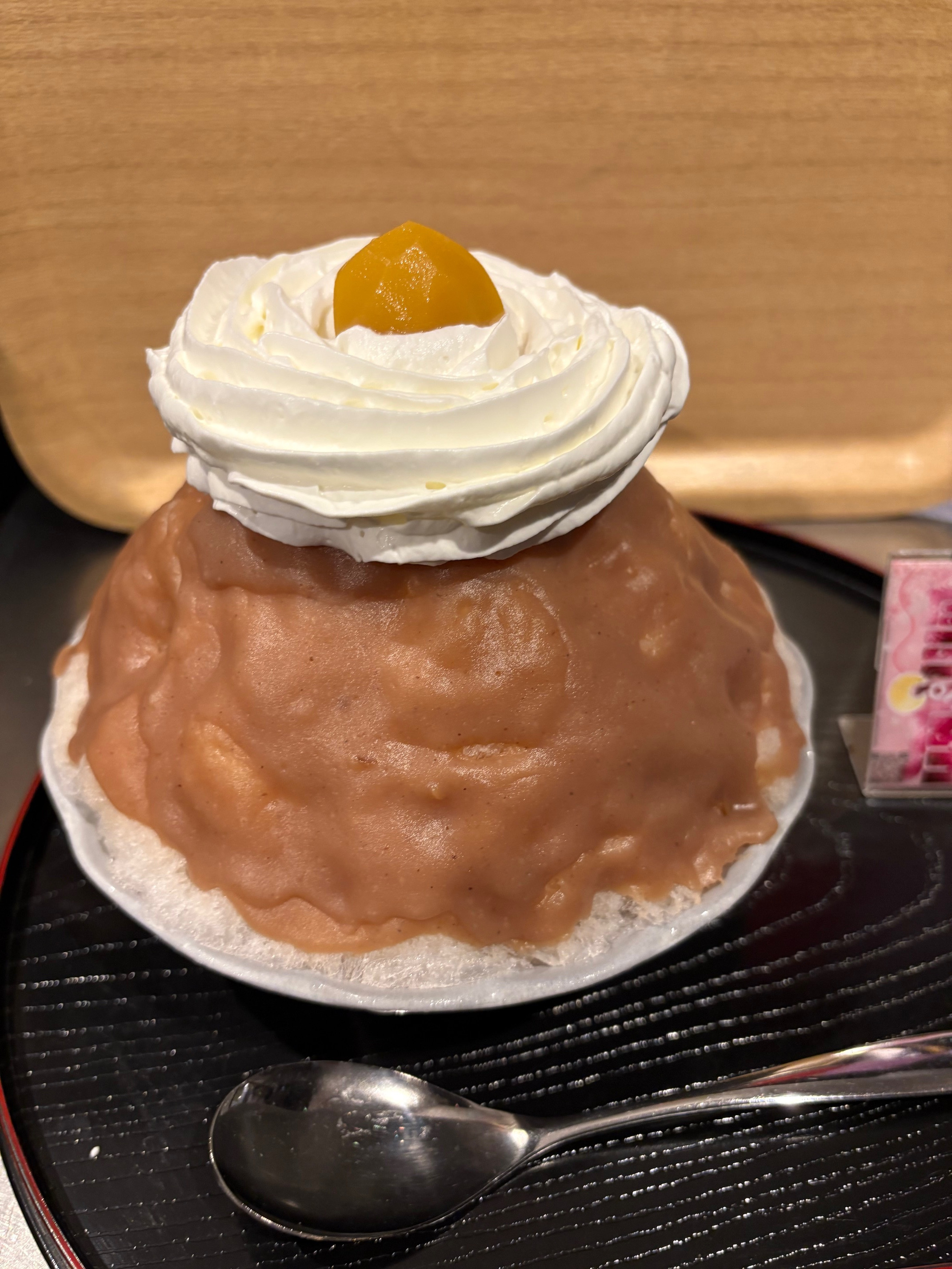 栗みるくかき氷
