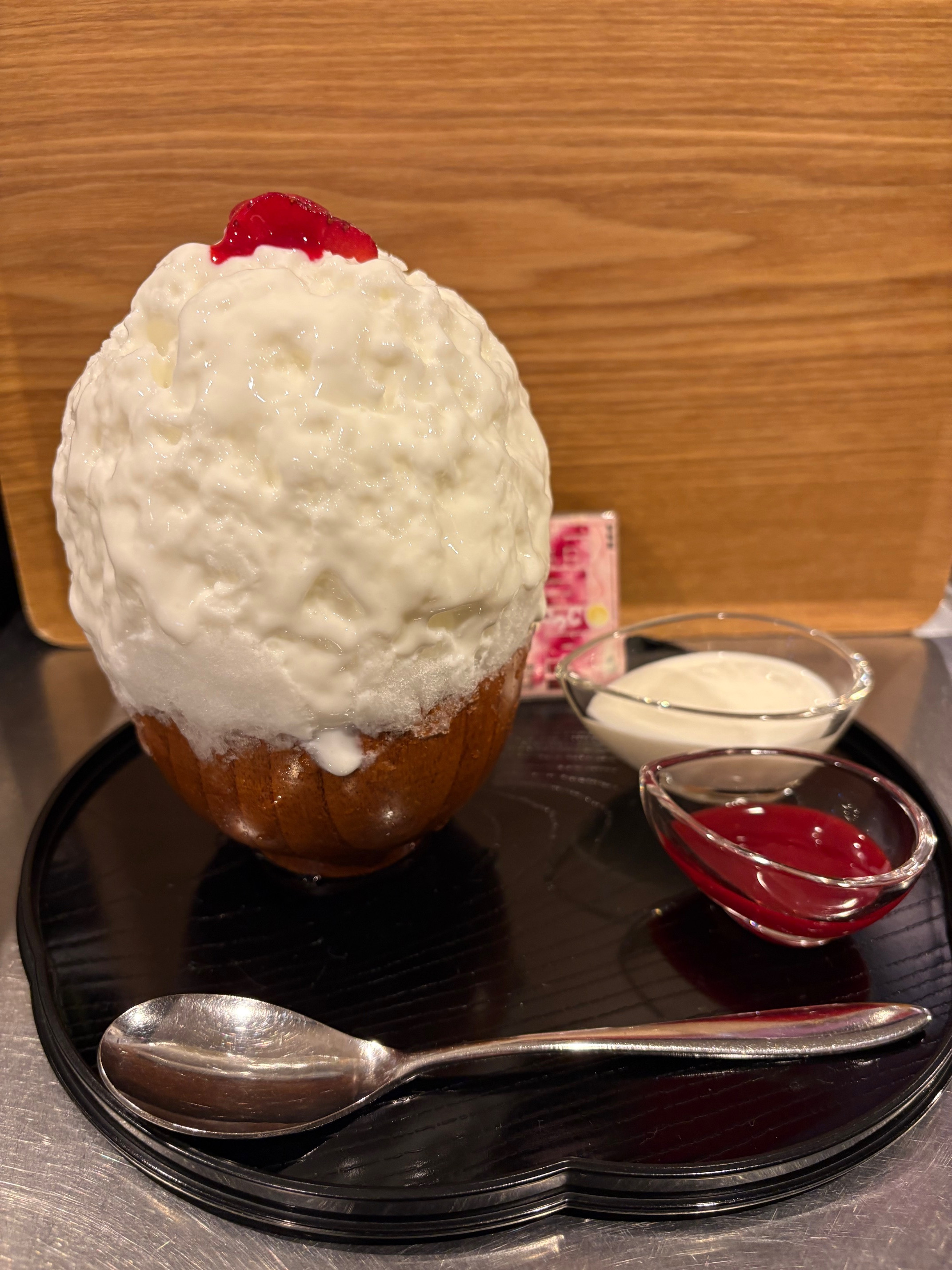 「【期間限定】杏仁豆腐かき氷｜雪屋Conco（上田市カフェ）」