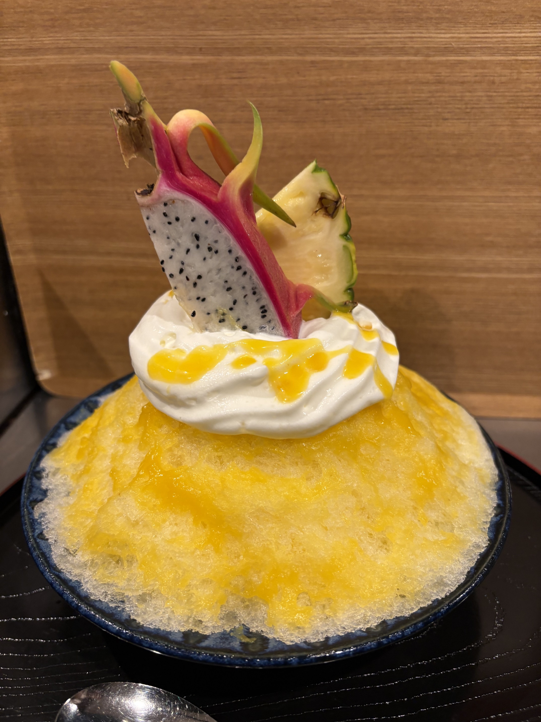 上田市かき氷　トロピカルDX　登場！