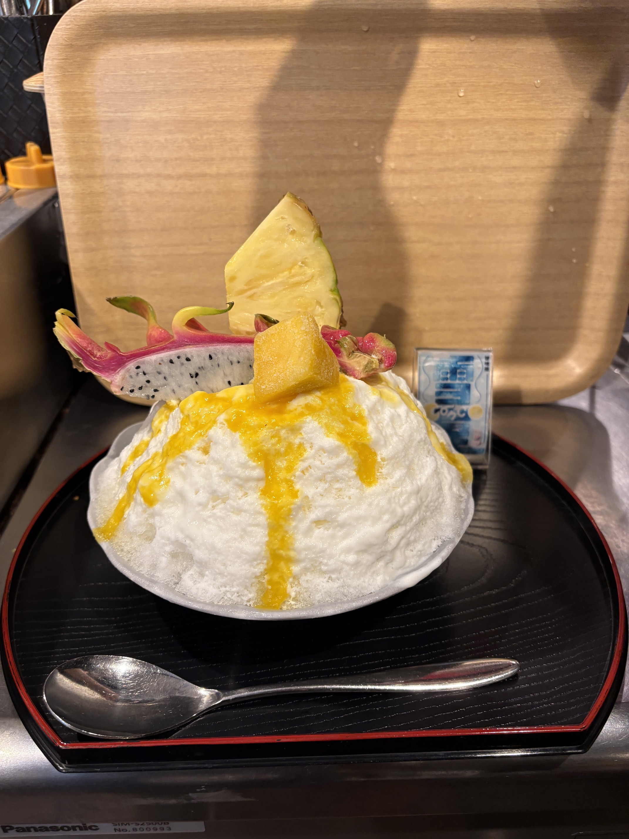 上田市古民家カフェの提案　杏仁豆腐＆トロピカルソース