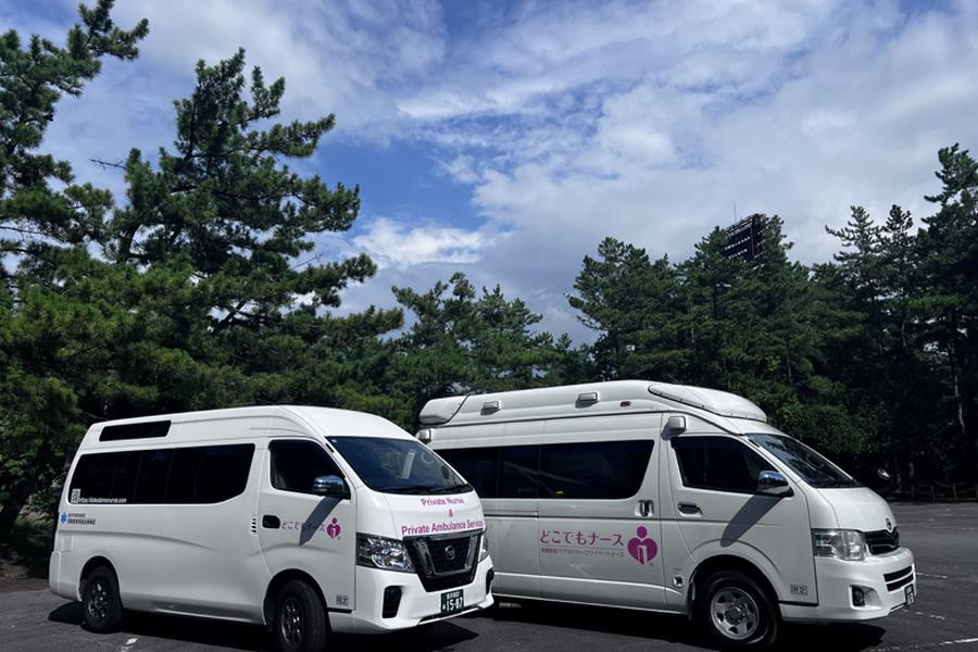 長距離搬送実績も多数。全国39都道府県への実績あり。看護師・救急救命士が対応ー医療搬送もお任せくださいー
