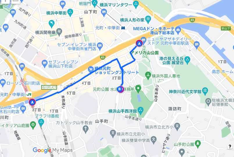 横浜・最寄り駅からのアクセス
