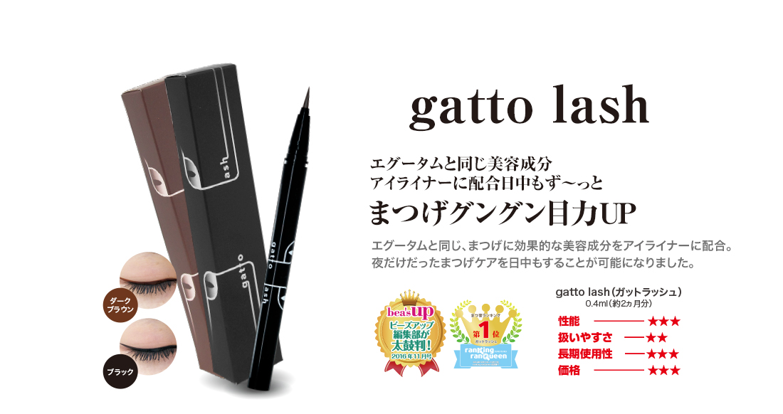 水橋保寿堂製薬 gatto lash アイライナー - アイライナー