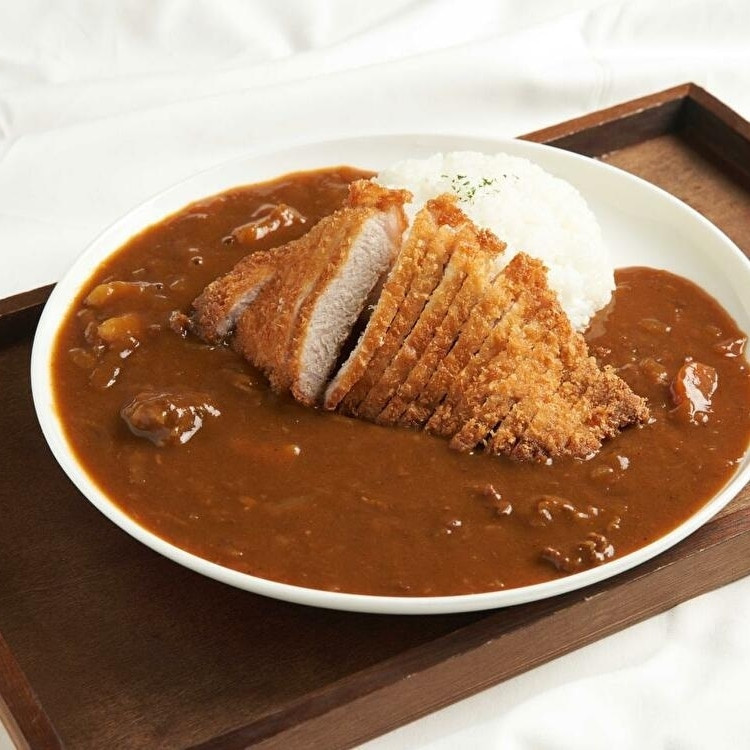 コーヒーに漬け込んだトンカツのカツカレー