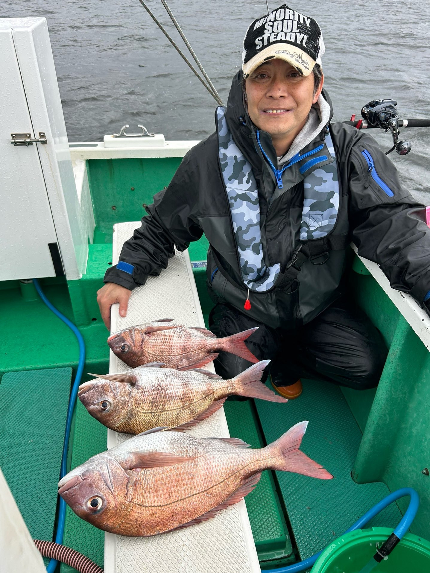 真鯛 トップ3匹が2名‼️