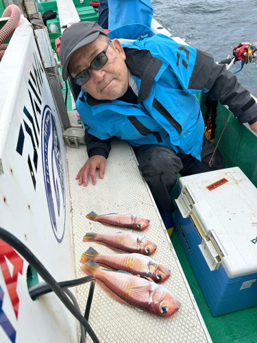 アマダイ トップ4匹‼️ボウズなし