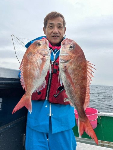 真鯛トップ2匹‼️