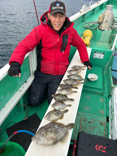 カワハギ トップ10枚‼️最大33cm