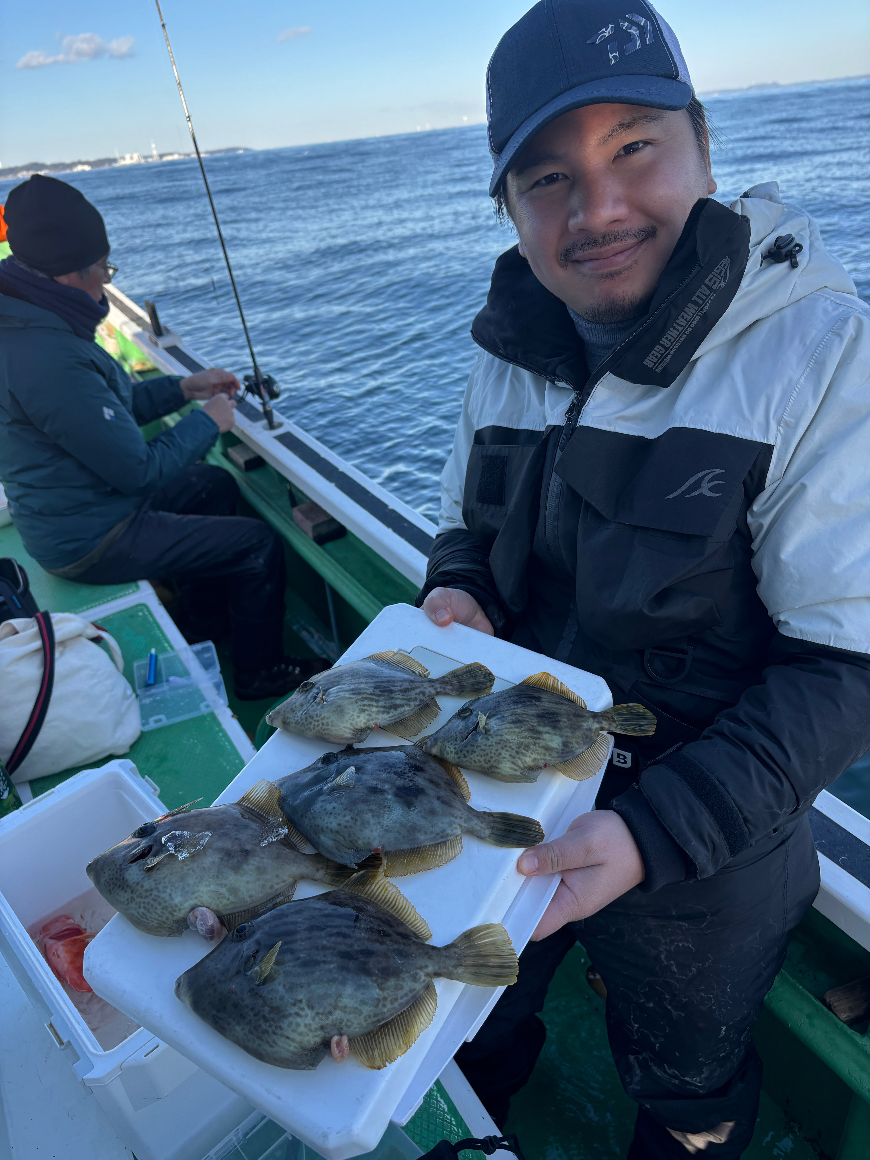 カワハギ トップ5匹‼️