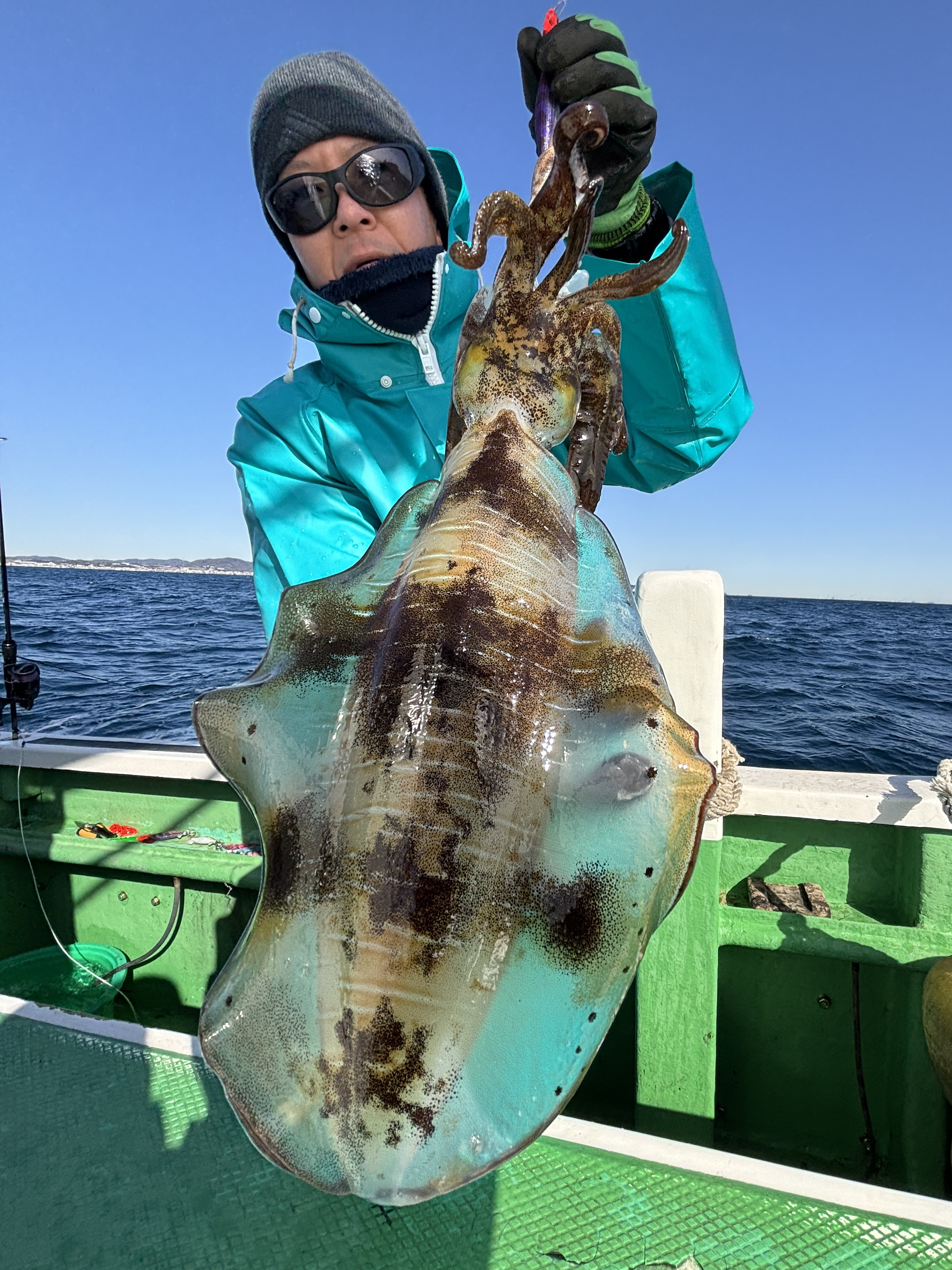 ティップラン トップ2杯が2名‼️最大1.6kg🦑