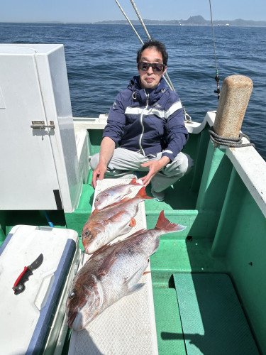 真鯛 トップ3匹‼️3.6kg