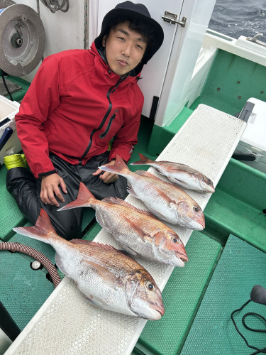 真鯛 トップ4匹‼️