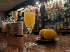 伊豆産 黄金柑のカクテル提供中です。（桜木町店）