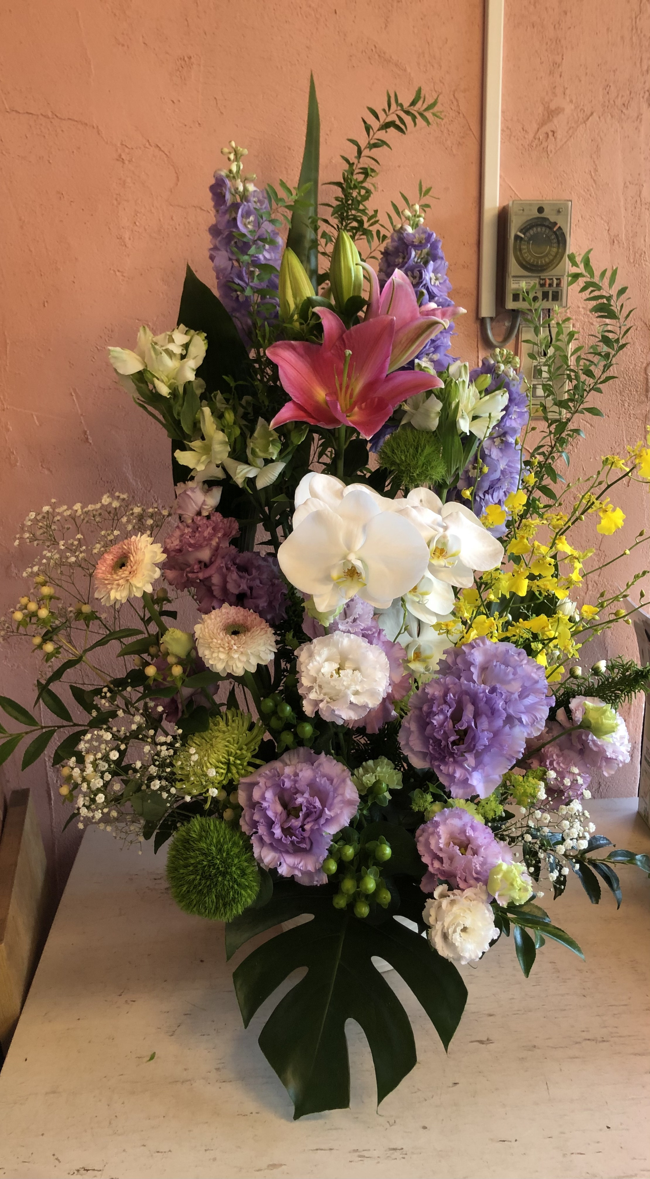 お盆　お供え花