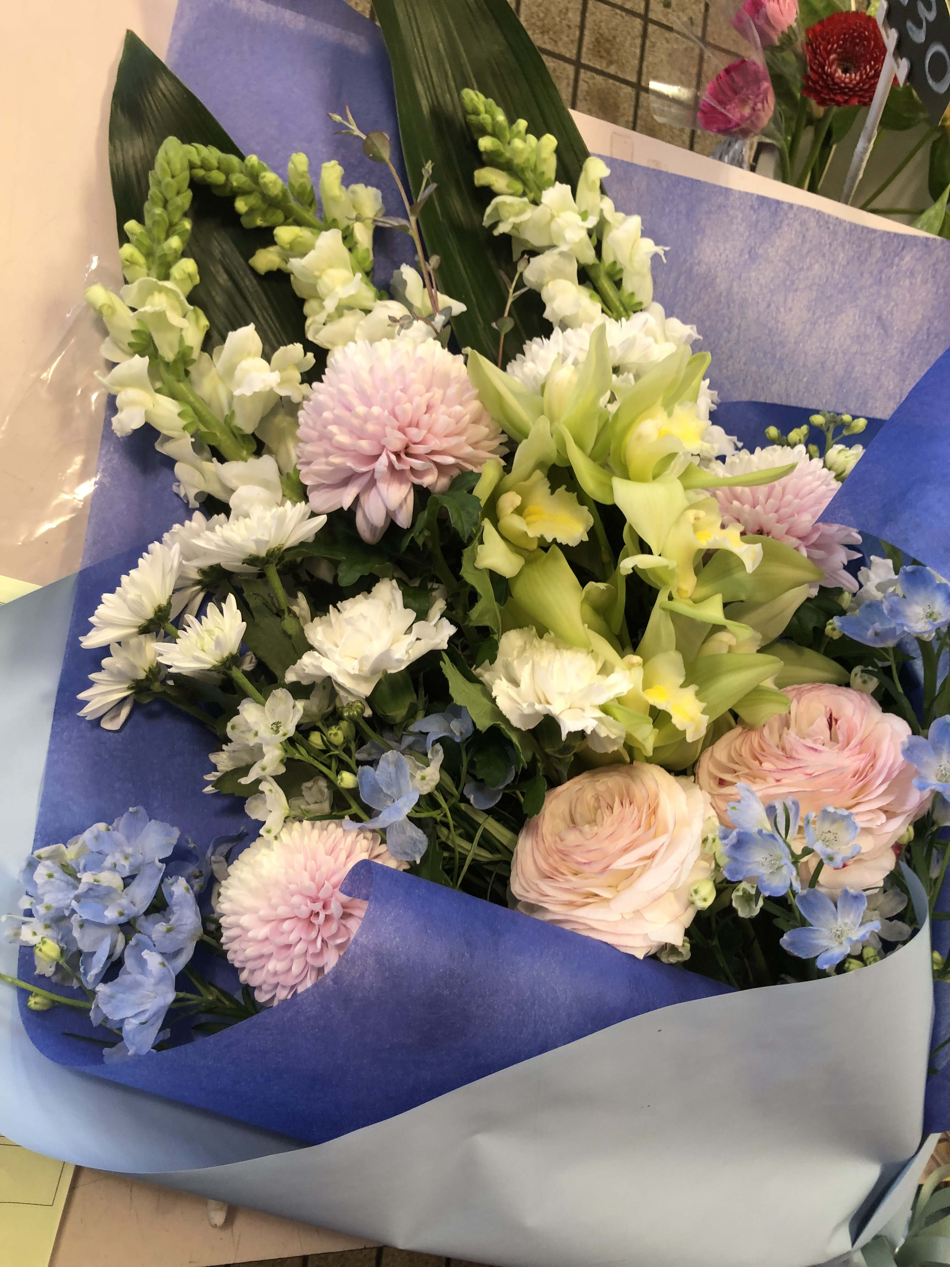 お盆のお花