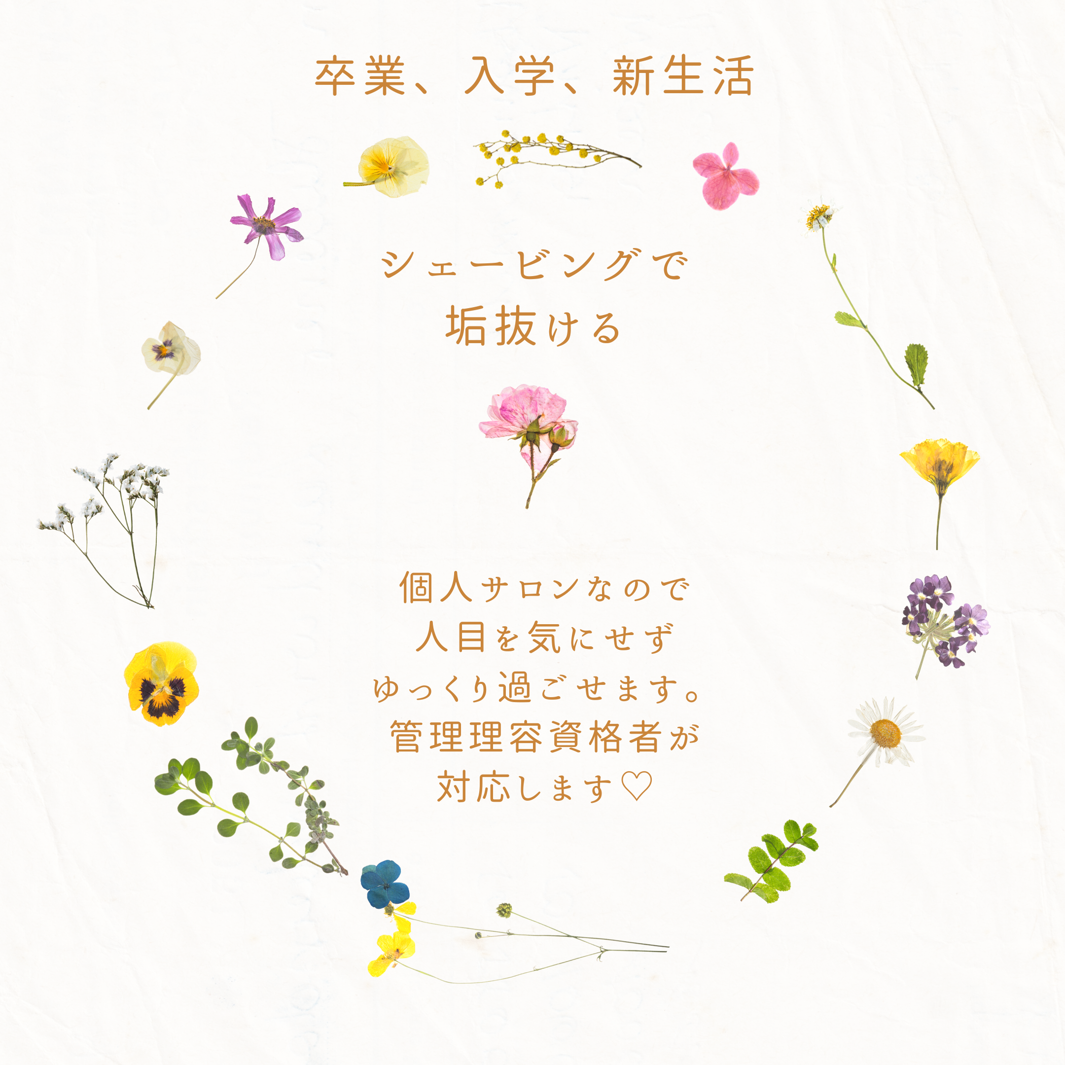 春のゆらぎ肌対策コース