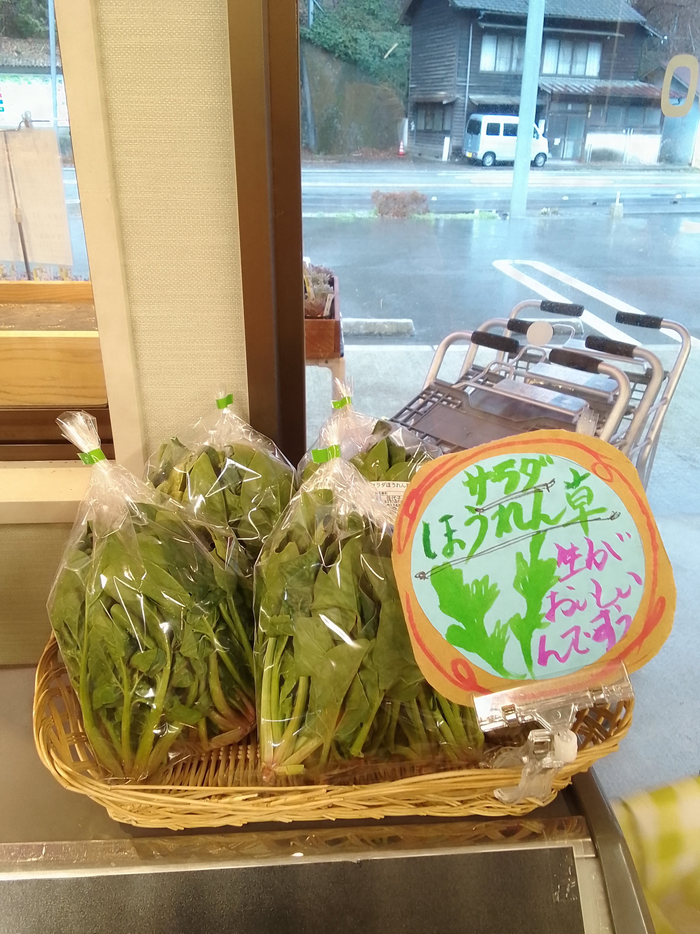 サラダほうれん草🥗