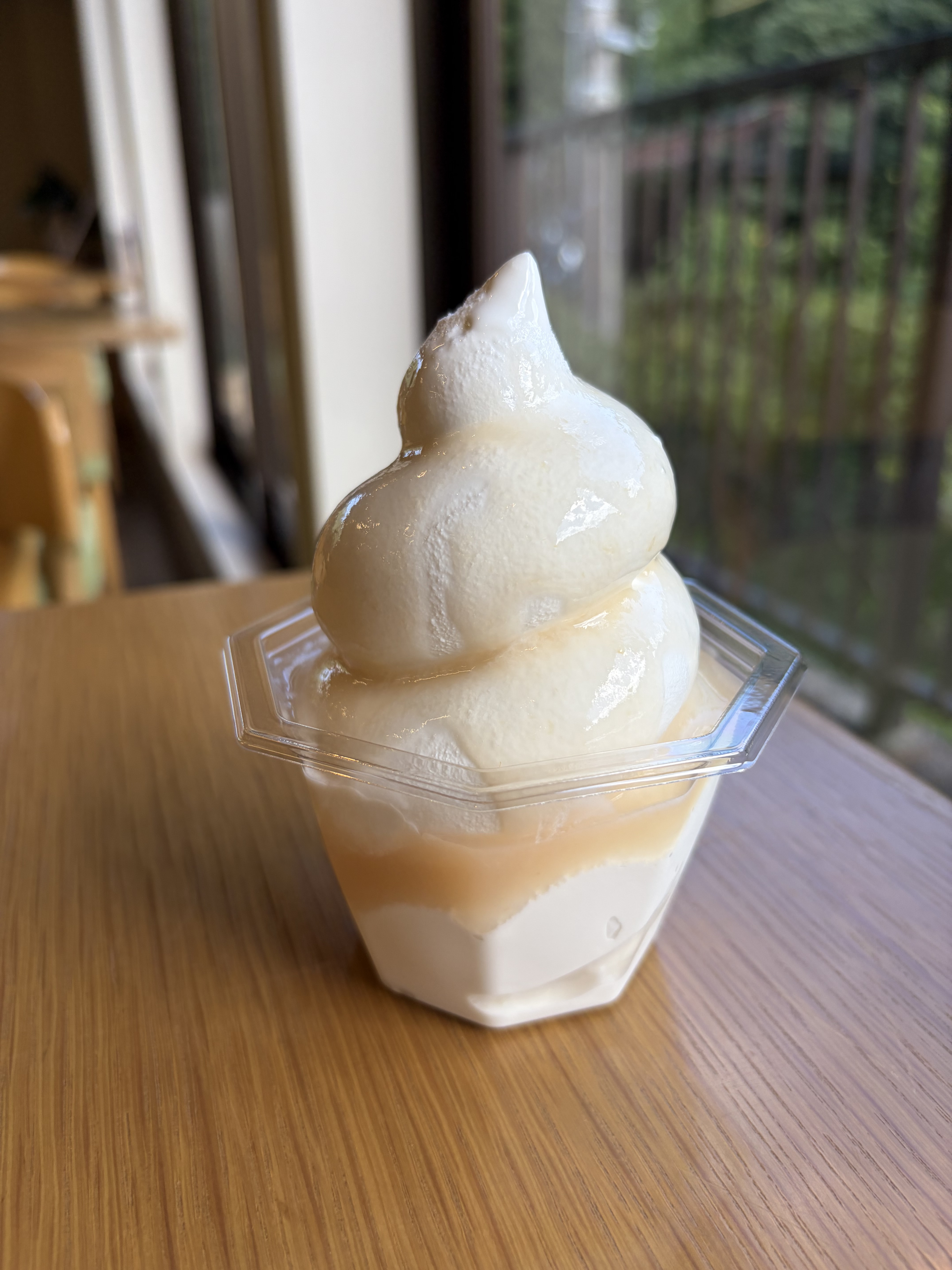 🍑桃のソフトクリーム🍑