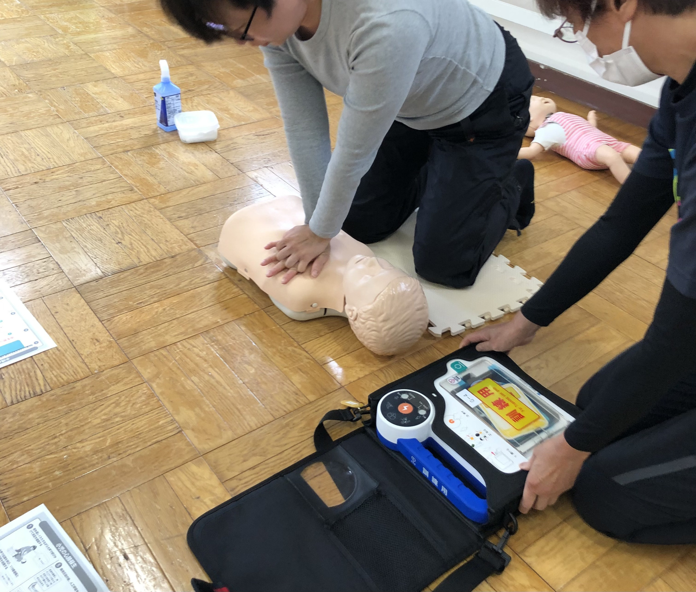 救命講習を受けました