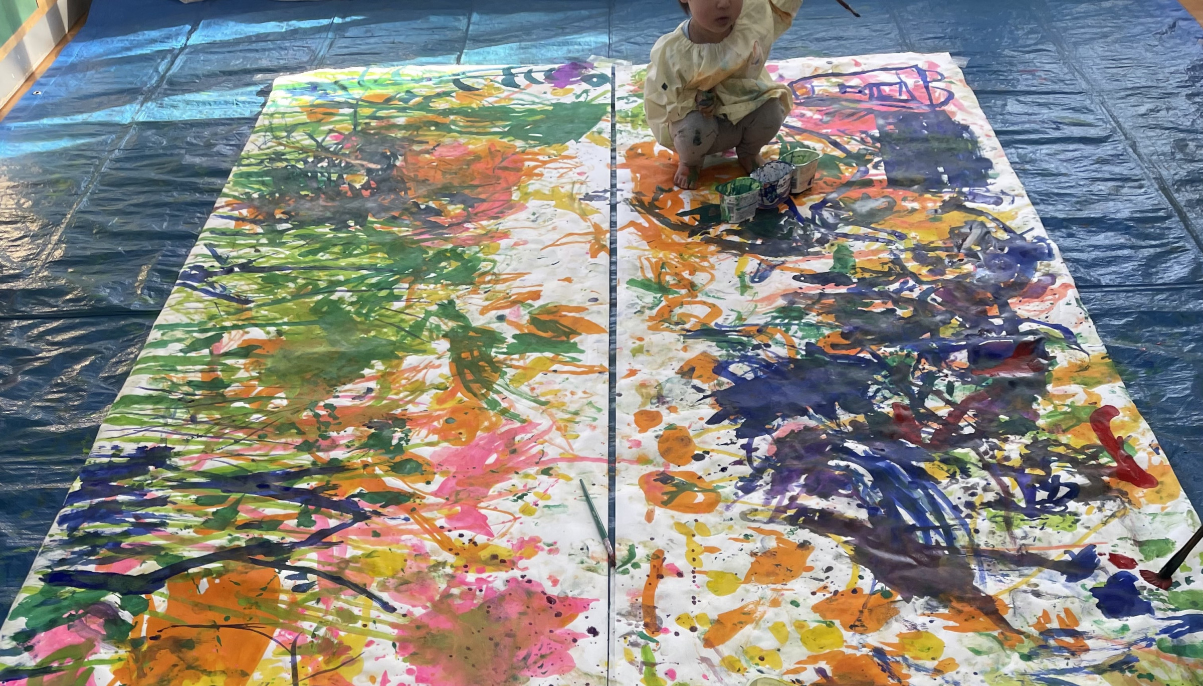 たくさん色をぬったね！