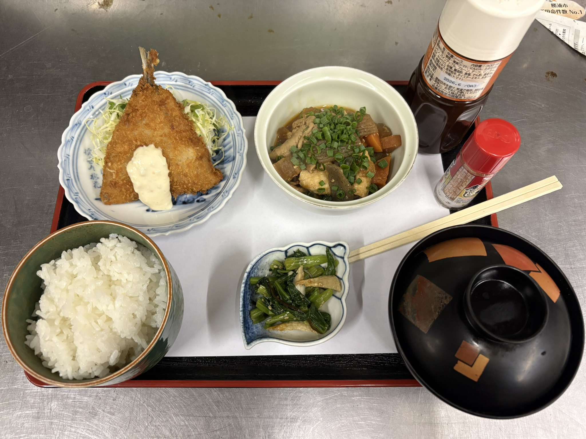もつ煮込み定食