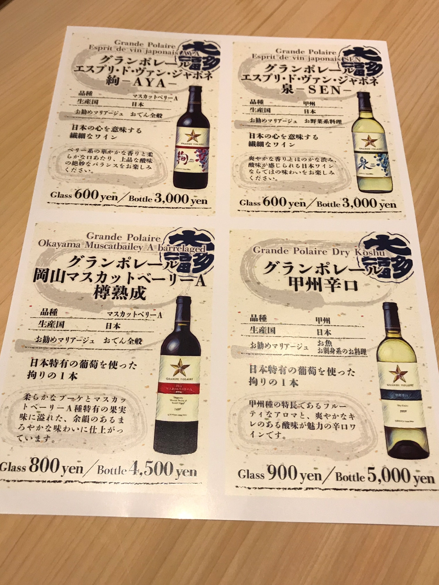 Ｊapanese wine