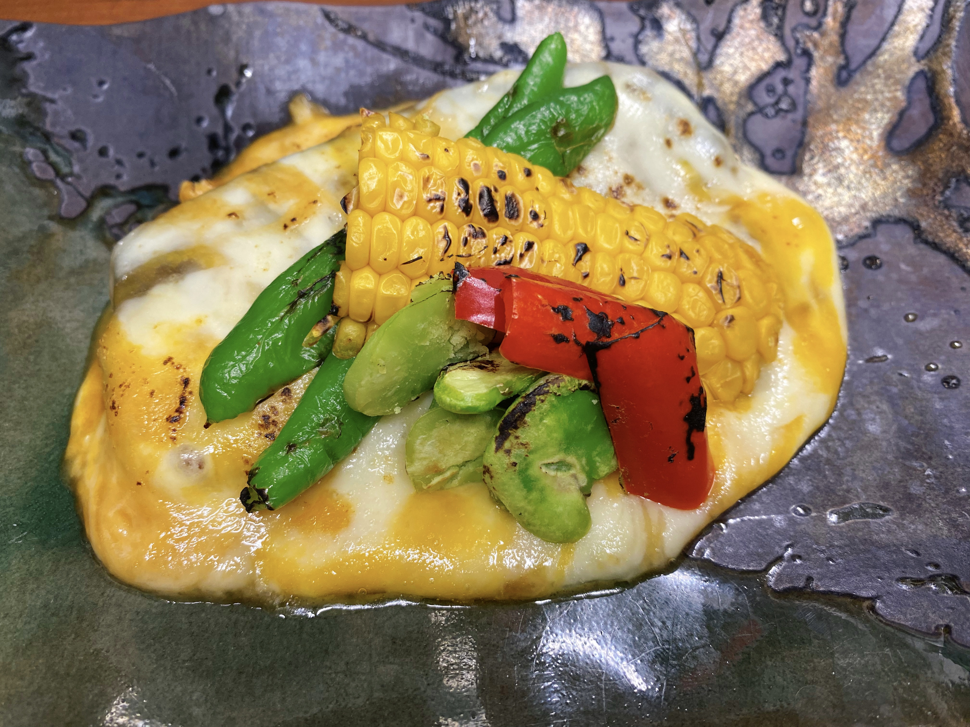 鯖の味噌チーズ焼き