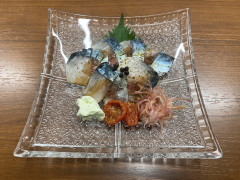バルサミコ酢しめ鯖とわさびクリームチーズ