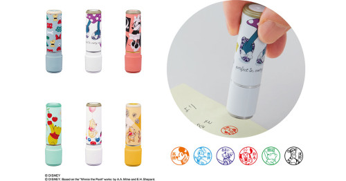 ディズニーキャラクター シリーズ 「ネーム9 メールオーダー式」 ～人気のキャラクターと名前を組み合わせた印面を作成できる～