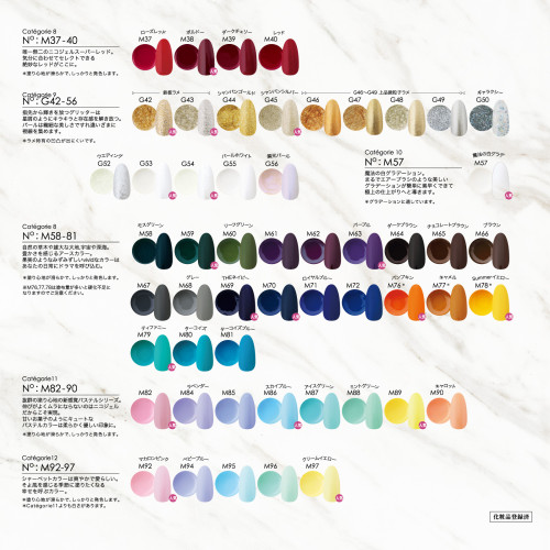 Color LineUp - NYCOGEL