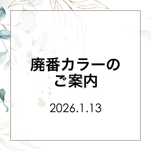 廃番カラーのご案内