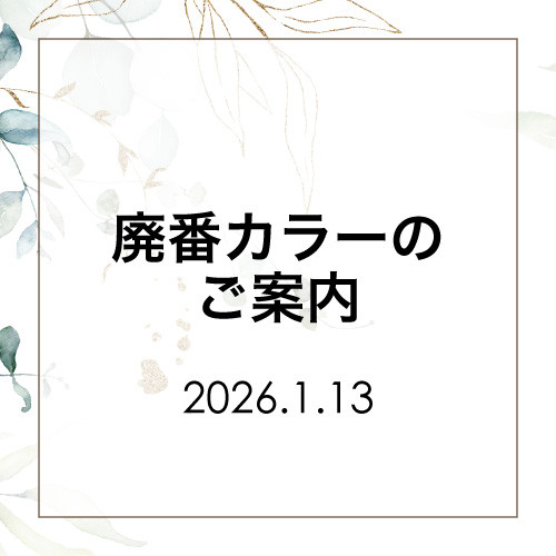 廃番カラーのご案内