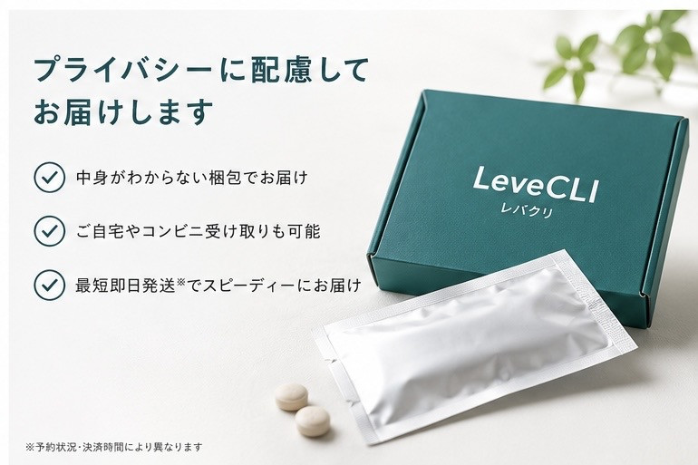 レバクリの配送イメージ