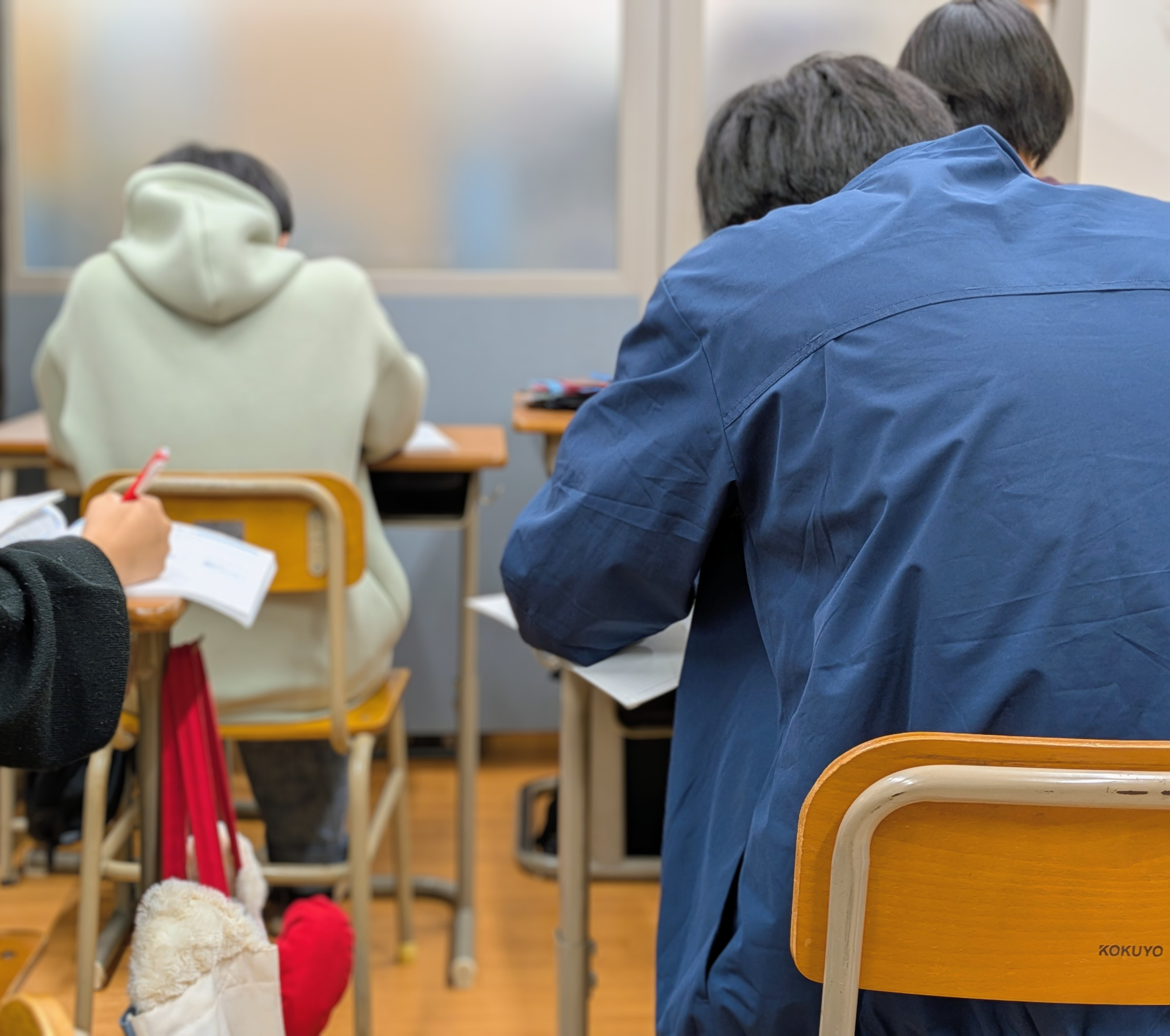 一人ひとりが集中して勉強が出来る空間を