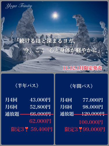 お得な年パス✤半パス