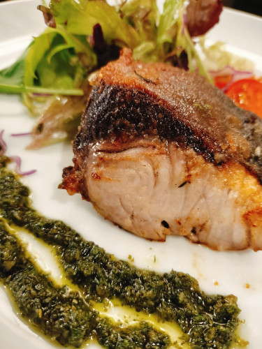 天然ブリ　サルサ　ヴェルデ