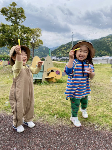 シャボン玉ワークショップ