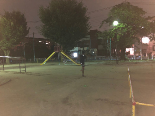 蕨公園での練習.jpg