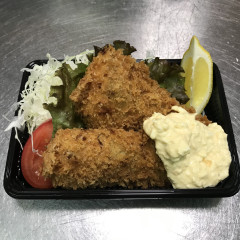 秋鮭タルタルフライ弁当
