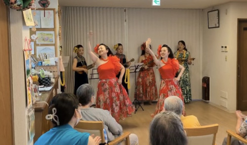 守谷市の施設慰問