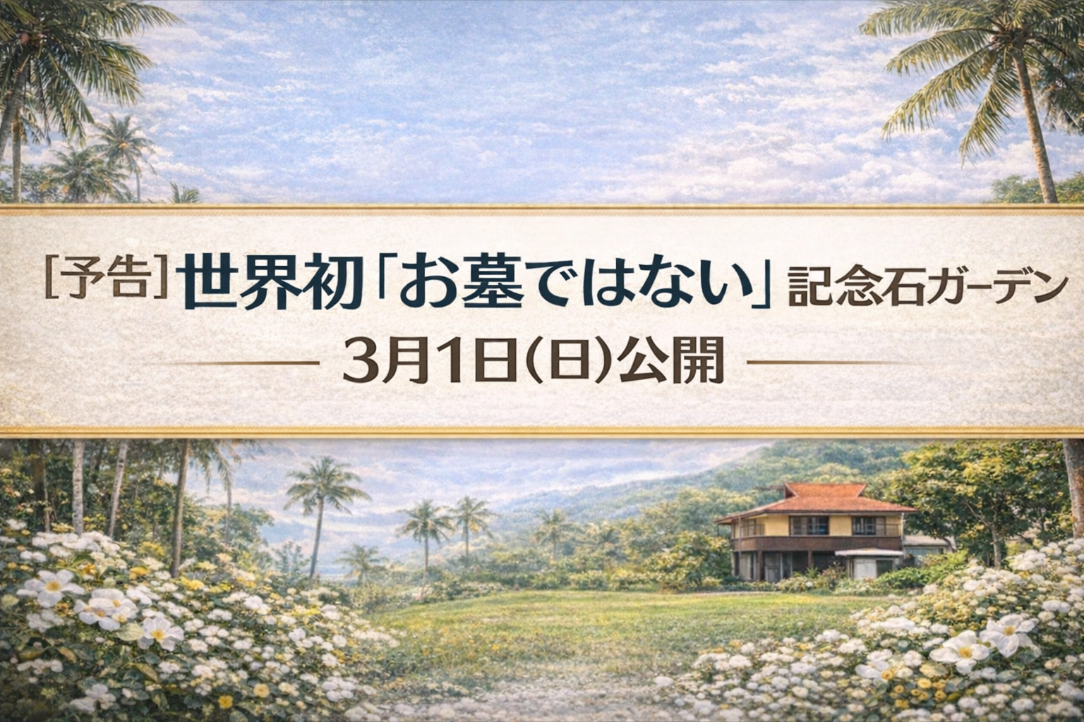 ３月１日公開決定