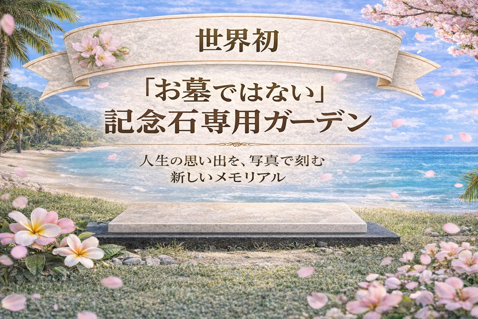 記念石ガーデン本日公開