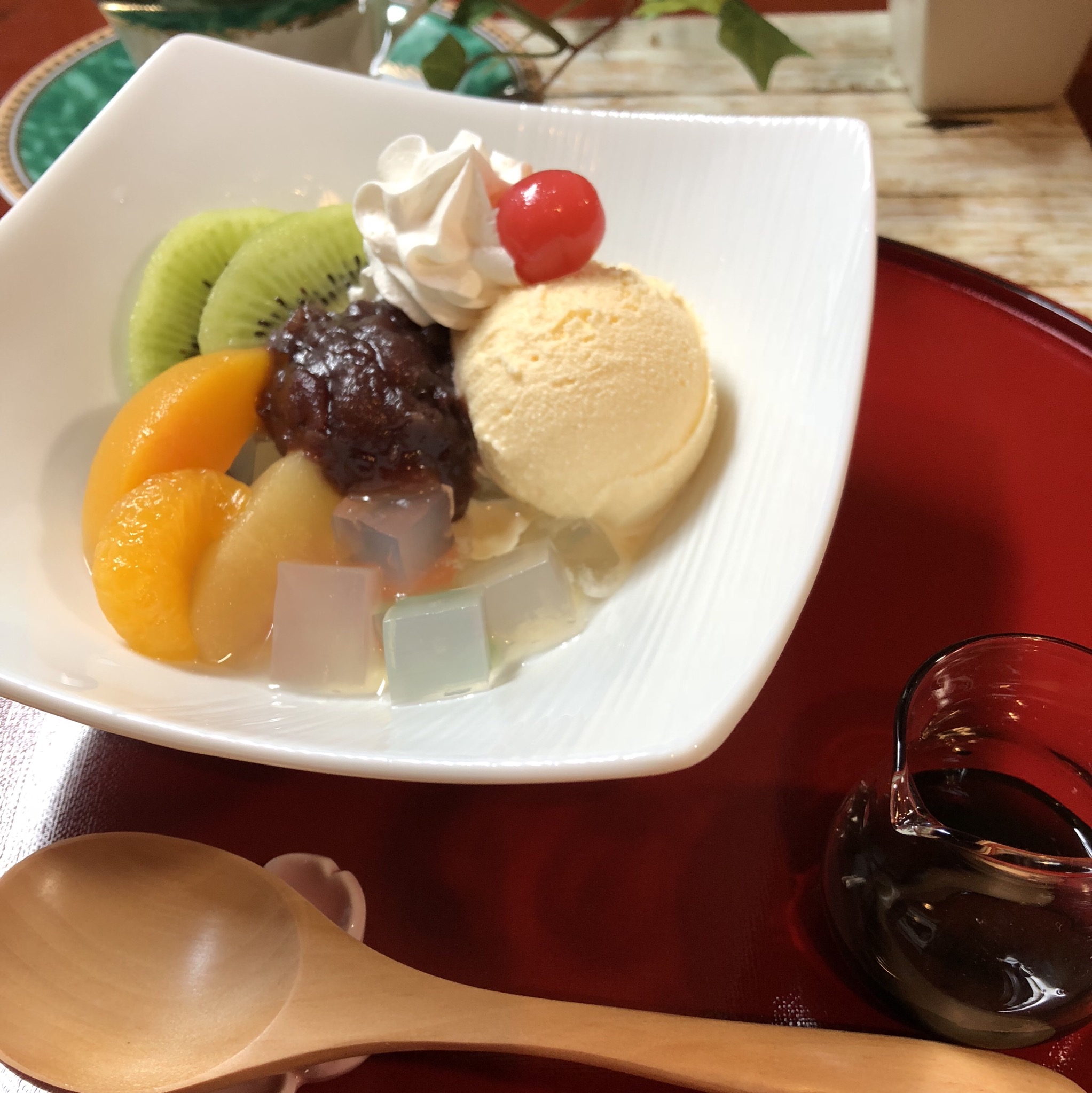 クリームあんみつ - 喫茶Peck 加古川に誕生。皆さまの