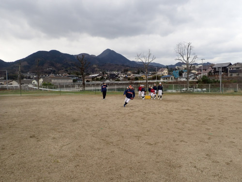 野球教室＆新年会