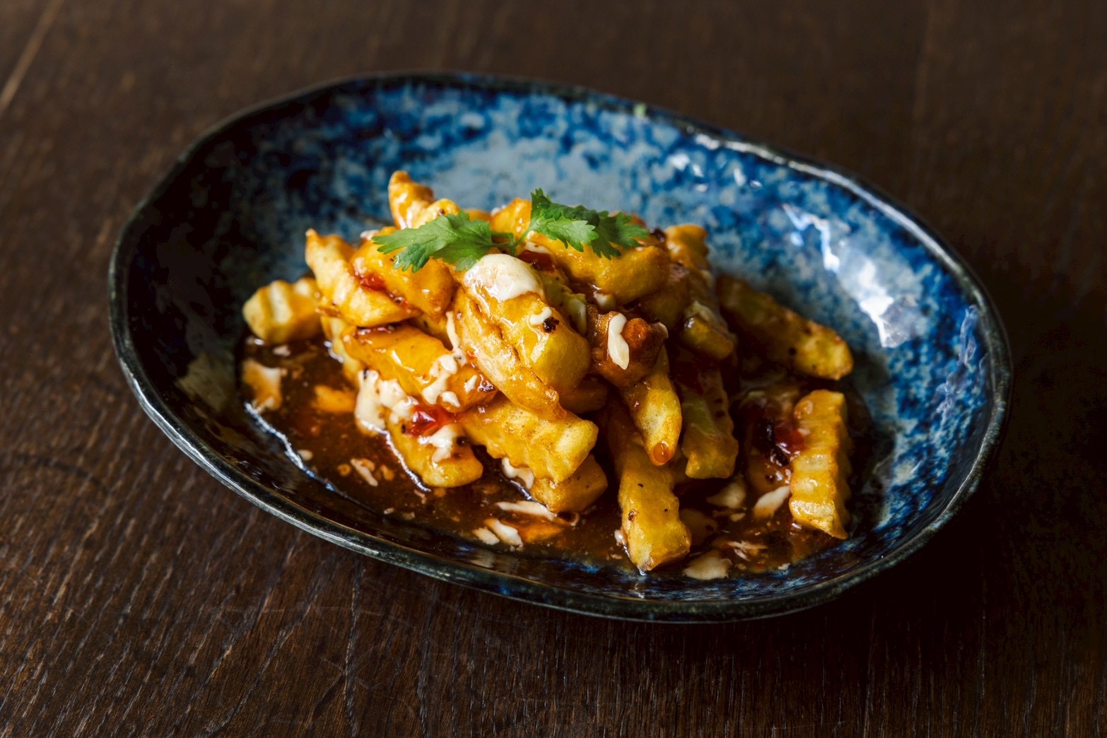 ガーリックチーズチリフライドポテト