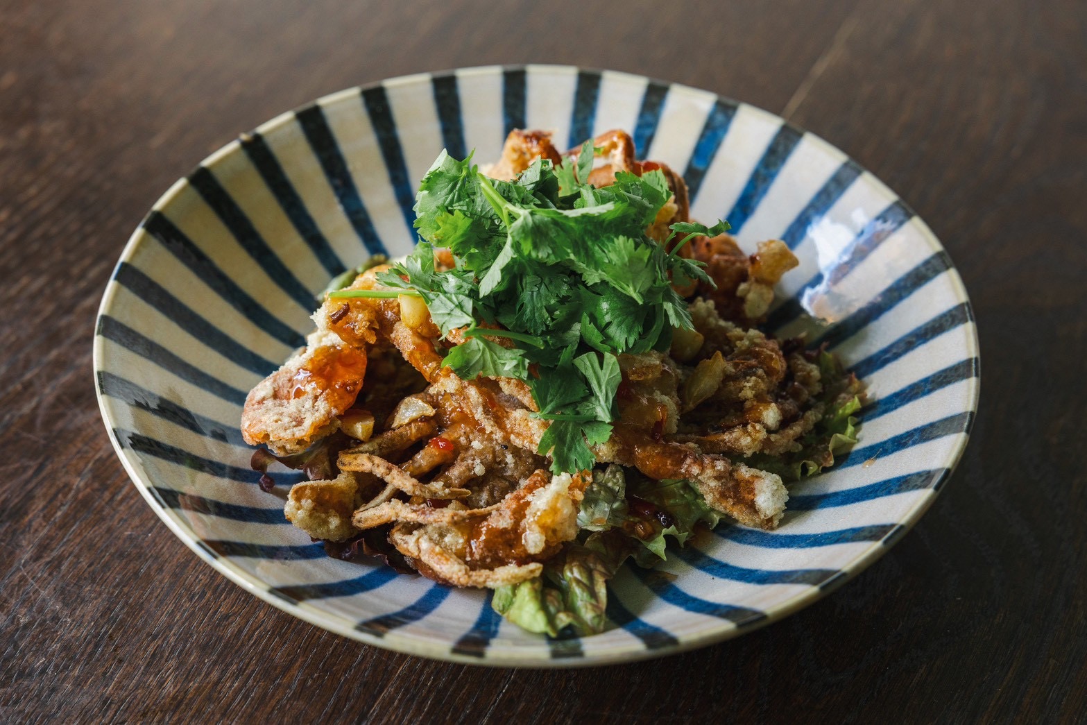 ソフトシェルクラブのから揚げ