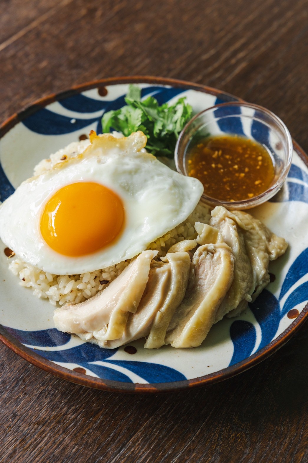 カオマンガイ（ゆで鶏のせごはん）