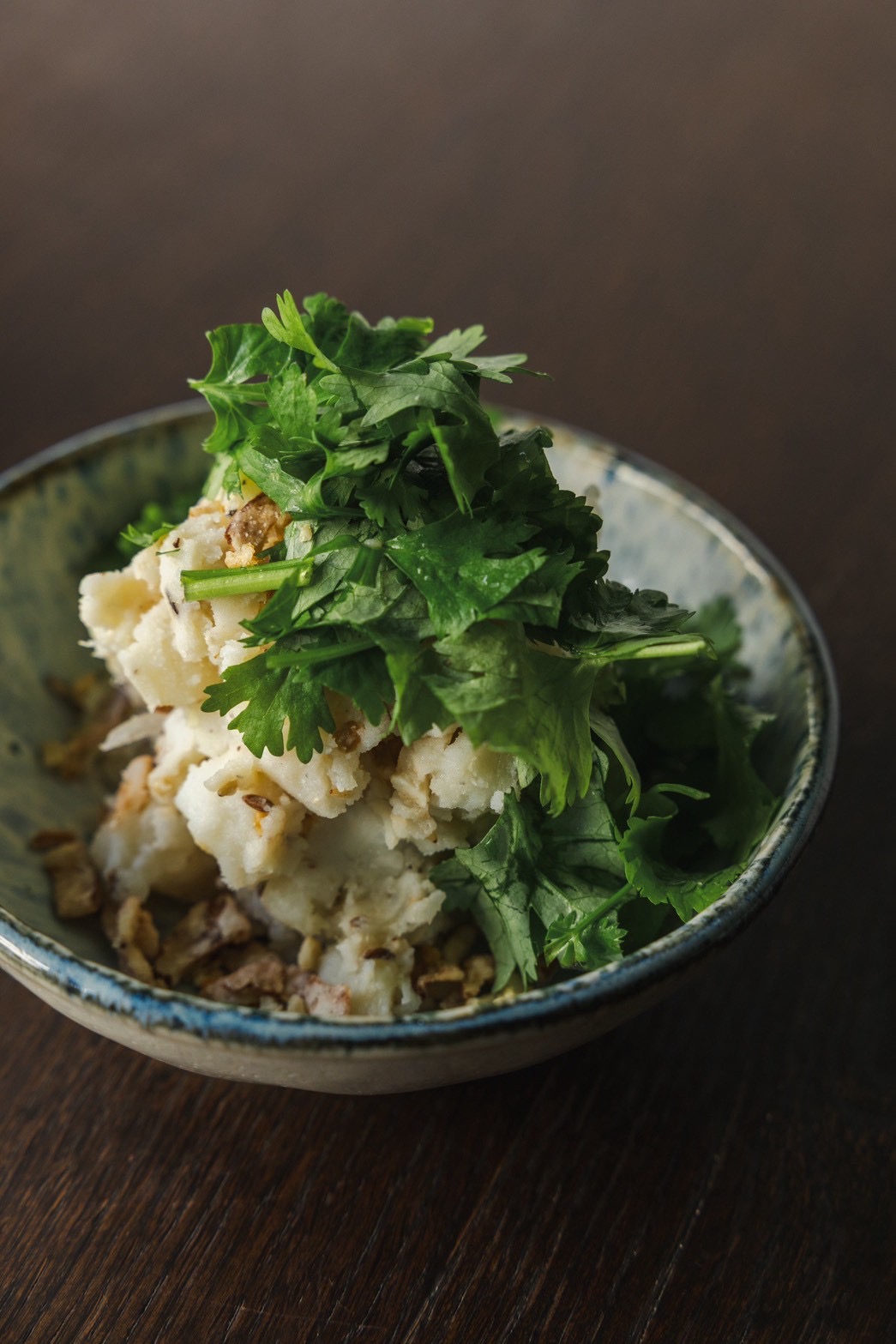 パクチーポテトサラダ