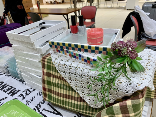【ブログ更新】　〖モザイクタイルで小物入れ作り〗ワークショップにご参加ありがとうございます☆彡　